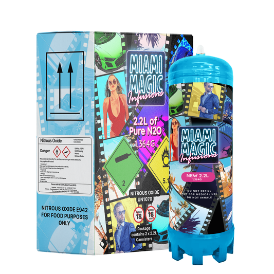 Miami Magic Infusions 2.2L N2O Cylinder