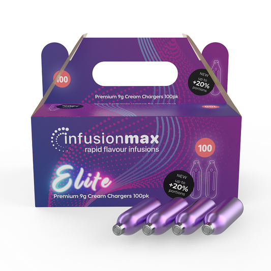 InfusionMAX Elite Purple 9g! Cream Chargers - 100pks