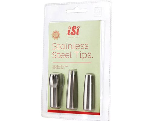 Stainless Steel Tips (set of 3)